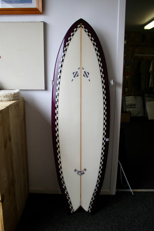 6'1 Side Cut Retro Fish - Handshape